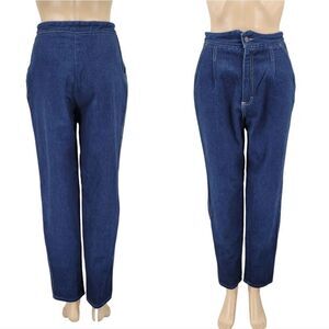 Cherokee of California Vintage Notched Waistband Western Jeans Pleated Front